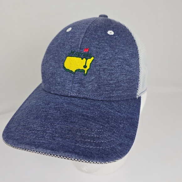 Masters Heathered Blue Performance Mesh Back Hat Augusta National Golf - Picture 1 of 10